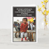 Hunger Gone Jewish Birthday Kaart (Gele Bloem)