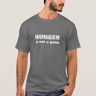 Hunger is GEEN T-shirt voor games