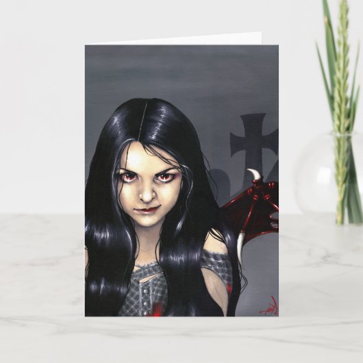 "Hunger Pains"-Wenskaart Kaart (Voorkant)