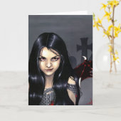 "Hunger Pains"-Wenskaart Kaart (Gele Bloem)