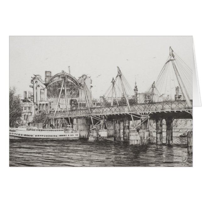 Hungerford Bridge London 30-10-2006 (Voorkant Horizontaal)