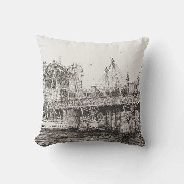 Hungerford Bridge London 30-10-2006 Kussen (Voorkant)