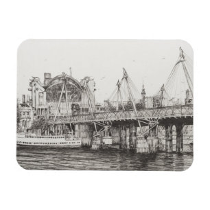 Hungerford Bridge London 30-10-2006 Magneet