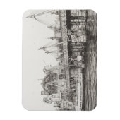 Hungerford Bridge London 30-10-2006 Magneet (Verticaal)