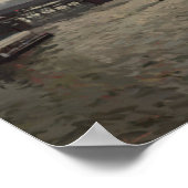 Hungerford Bridge vanaf Waterloo Bridge Poster (Hoek)