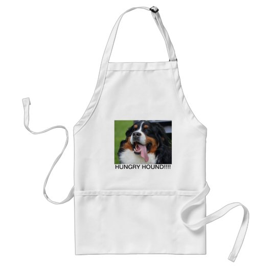 Hungry Bernese Mountain Dog Apron Standaard Schort (Voorkant)
