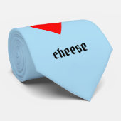 Hungry Blue Mice en moeder die van kaas hield, 1 Stropdas (Opgerold)