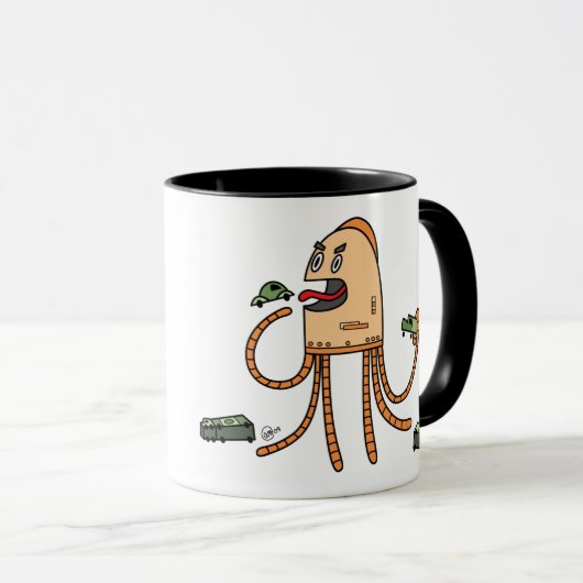 Hungry Bot - Mok (Voorkant rechts)