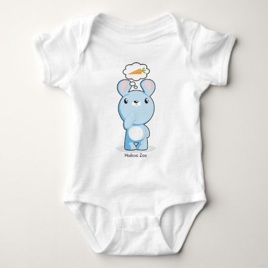 Hungry Bunny Baby Romper (Voorkant)
