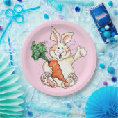 Hungry Bunny Papieren Bordje (Feest)