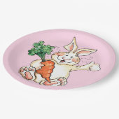 Hungry Bunny Papieren Bordje (Gekanteld)