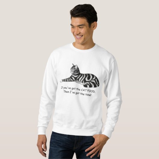 Hungry Cat Philosophy Shirt (Voorkant volledig)
