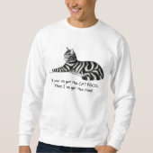 Hungry Cat Philosophy Shirt (Voorkant)