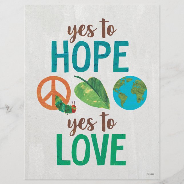 Hungry Caterpijler | Ja tegen hoop Briefhoofd (Voorkant)