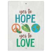 Hungry Caterpijler | Ja tegen hoop Klembord (Achterkant)