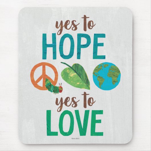 Hungry Caterpijler | Ja tegen hoop Muismat (Voorkant)