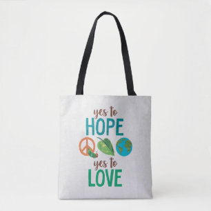 Hungry Caterpijler   Ja tegen hoop Tote Bag