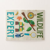 Hungry Caterpijler | Natuurdeskundige - Kinderen Legpuzzel (Horizontaal)