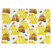 Hungry Caterpijler | Opslaan van het bijenpatroon Groot Cadeauzakje (Achterkant)