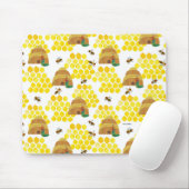 Hungry Caterpijler | Opslaan van het bijenpatroon Muismat (Met muis)