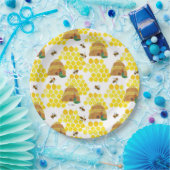 Hungry Caterpijler | Opslaan van het bijenpatroon Papieren Bordje (Feest)