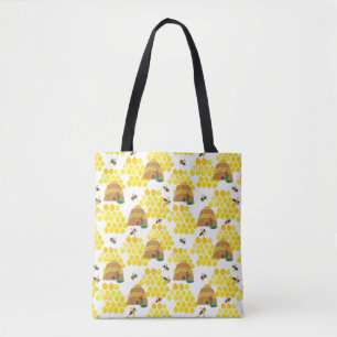 Hungry Caterpijler   Opslaan van het bijenpatroon Tote Bag
