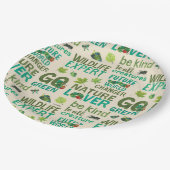 Hungry Caterpijler | Toekomstig wereldwisselaarspa Papieren Bordje (Gekanteld)