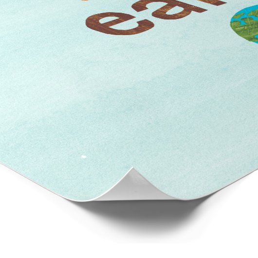 Hungry Caterpijler | Vrede, liefde, aarde Poster (Hoek)