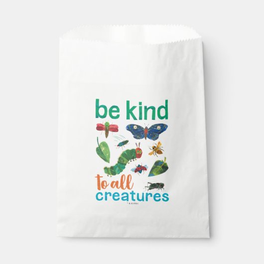 Hungry Caterpijler | Wees aardig tegen alle creati Bedankzakje (Voorkant)