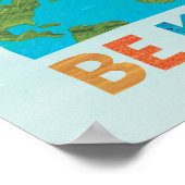 Hungry Caterpijler | Wees vriendelijk Poster (Hoek)