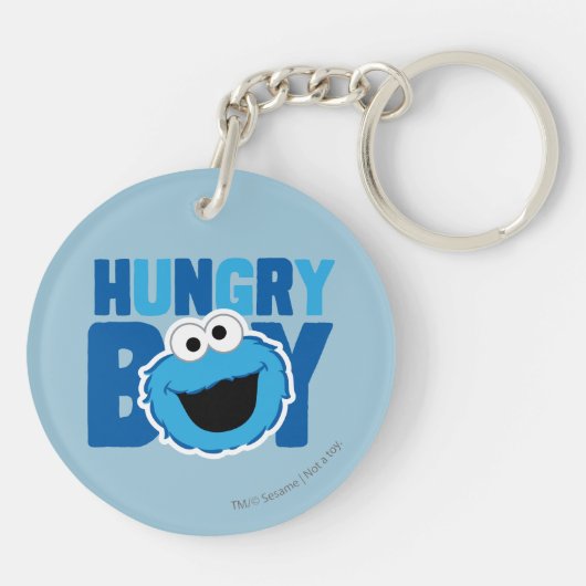 Hungry Cookie Monster Sleutelhanger (Achterkant)