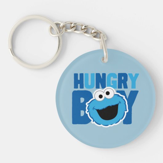Hungry Cookie Monster Sleutelhanger (Voorkant)