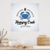 Hungry Crab Restaurant Poster (Keuken)