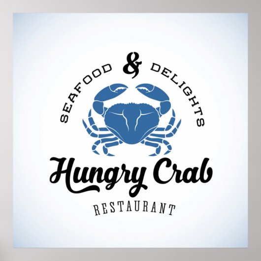 Hungry Crab Restaurant Poster (Voorkant)
