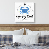 Hungry Crab Restaurant Poster Canvas Afdruk (Insitu (Slaapkamer))