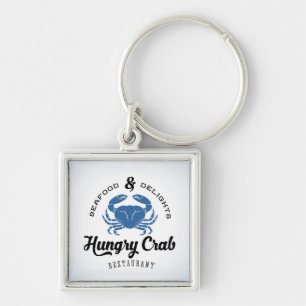Hungry Crab Restaurant Poster Sleutelhanger