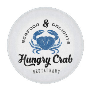Hungry Crab Restaurant Poster Snijplank