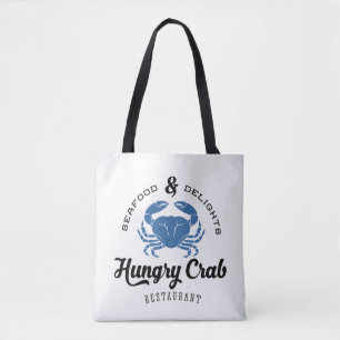 Hungry Crab Restaurant Poster Tote Bag