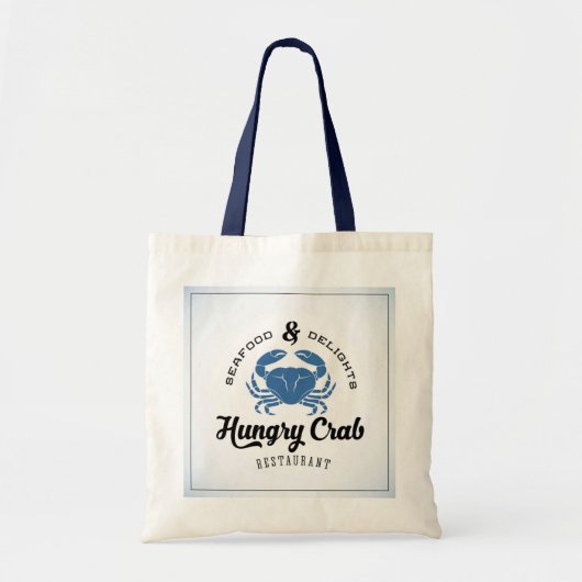 Hungry Crab Restaurant Poster Tote Bag (Voorkant)