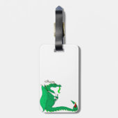 Hungry Dragon Bagagelabel (Achterkant verticaal)