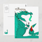 Hungry Dragon Briefkaart (Voorkant / Achterkant)