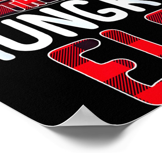 Hungry Elf Matching Family Group Christmas Party P Poster (Hoek)