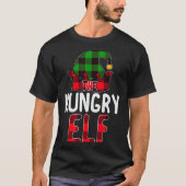 Hungry Elf Matching Family Group Christmas Party P T-shirt (Voorkant)