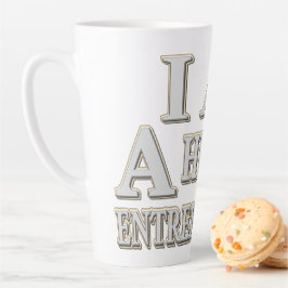 "HUNGRY ENTREPRENEUR" Cute Design. Bestel nu Latte Mok