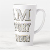 "HUNGRY ENTREPRENEUR" Cute Design. Bestel nu Latte Mok (Rechts)