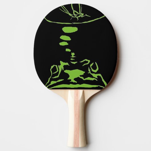 "Hungry Frog Dreams - green" Ping Pong Paddle Tafeltennisbatje (Achterkant)