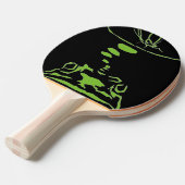 "Hungry Frog Dreams - green" Ping Pong Paddle Tafeltennisbatje (Voorkant Gekanteld)