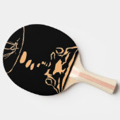 "Hungry Frog Dreams - oranje" Ping Pong Paddle Tafeltennisbatje (Zijkant)