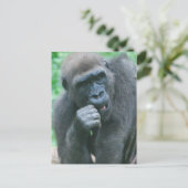 Hungry Gorilla Briefkaart (Staand voorkant)
