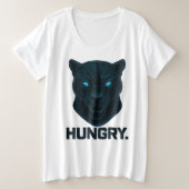 HUNGRY GROTE MAAT T-SHIRT (Design voorkant)